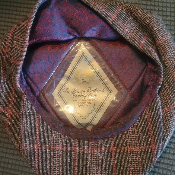 Vintage Tweed Sir Henry Rutland Country Cap From London - Picture 11 of 11